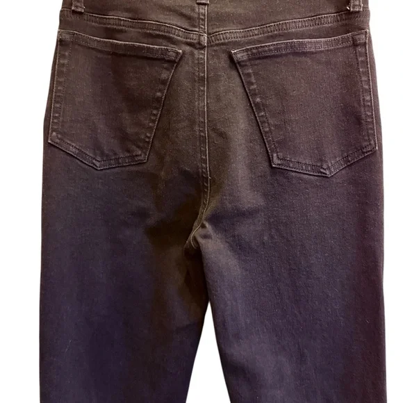 Re/Done Women's 70’s Boot Cut Jeans Colir Noir Sz 28 - Picture 4 of 13